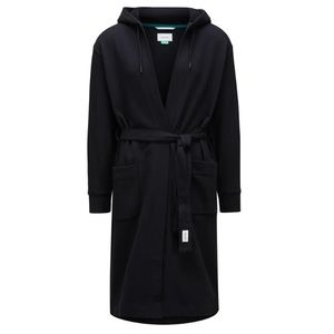 Vallier Ossington Hooded Robe - Unisex size L-XL in black